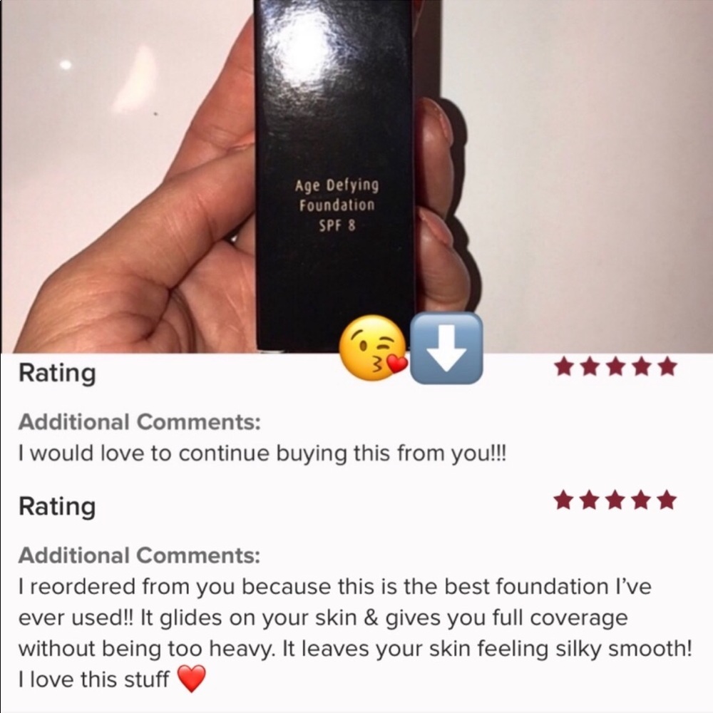 BACK IN STOCKโผ๏ธAge Defying Foundation ๐. SPF 8 - Picture 4 of 13